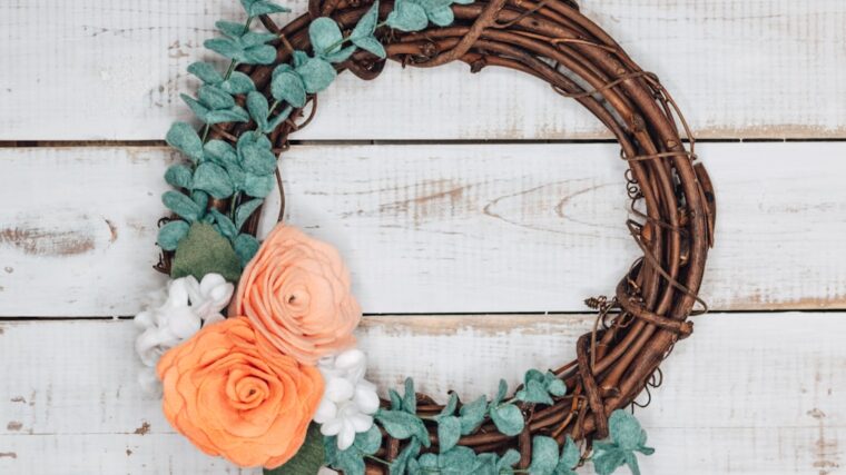 Photo Floral wreath